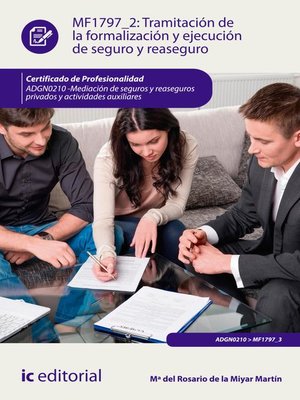 cover image of Tramitación de la formalización y ejecución de seguro y reaseguro. ADGN0210